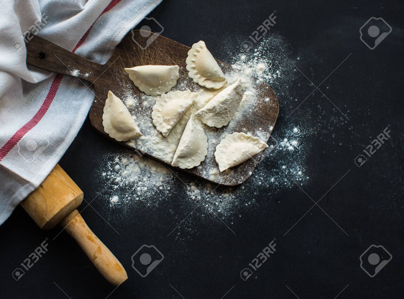 Вареники з солоним сиром